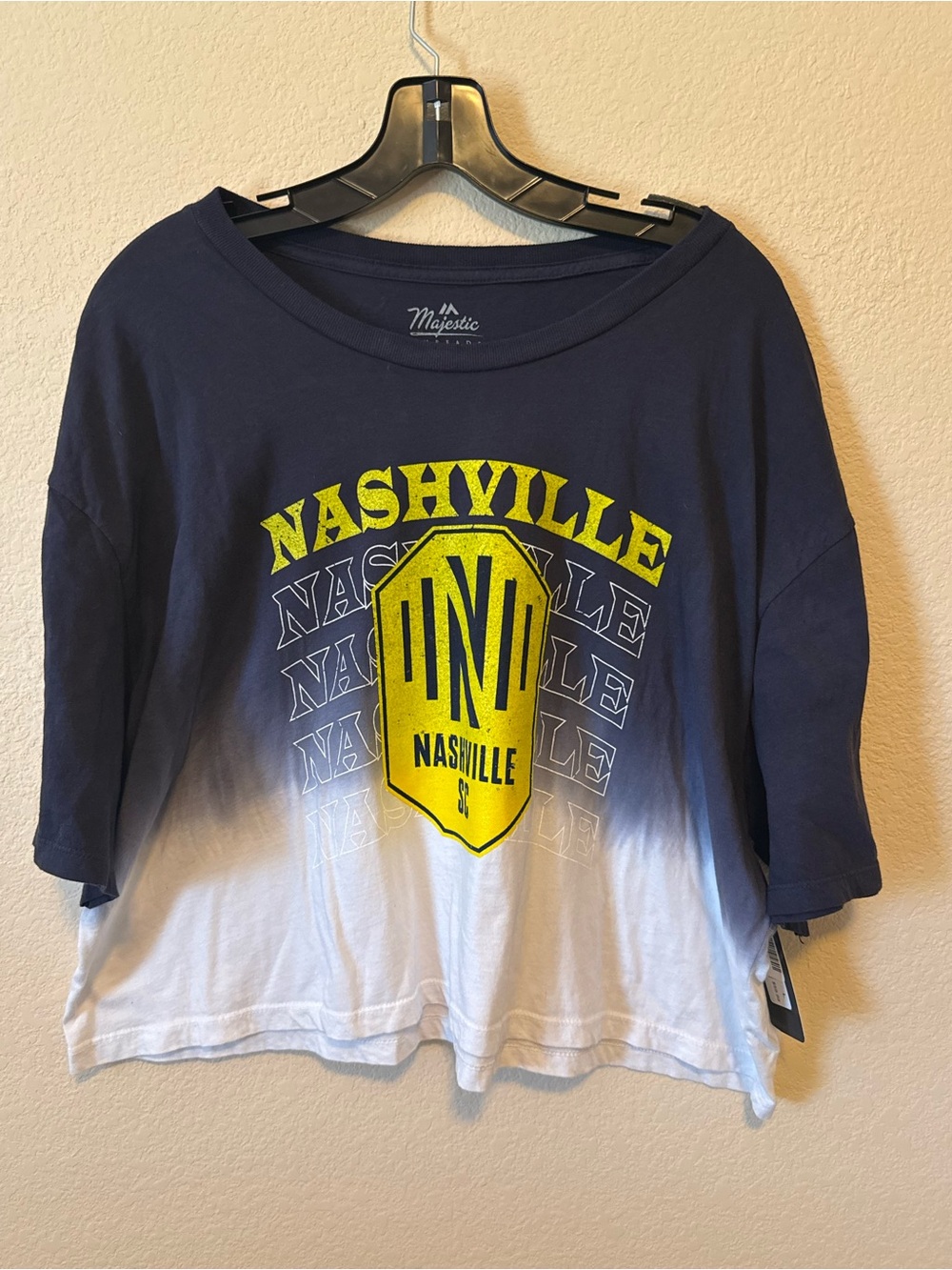 Majestic Threads Nashville SC MLS Officially Licensed Tie-Dye T-Shirt - L